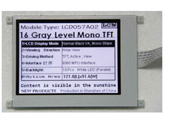 καλής ποιότητας 6H 5,7 μεταδιδόμενη θετική 8080 MPU οθόνης ίντσας μονο TFT LCD διεπαφή ενότητας QVGA πωλήσεις