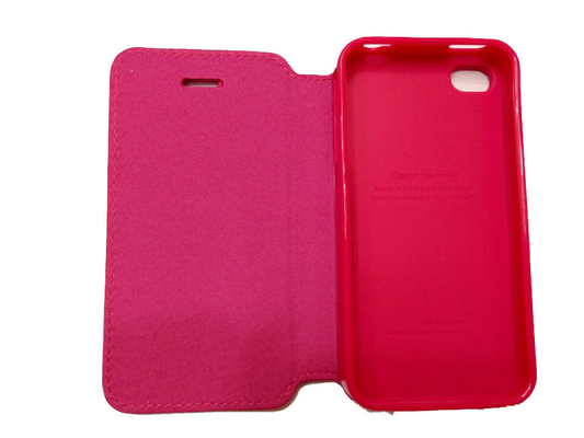 καλής ποιότητας PU κόκκινο μαλακό πλαστικό περίπτωσης κινητών τηλεφώνων δέρματος για το iPhone 5s/το iPhone 5c πωλήσεις