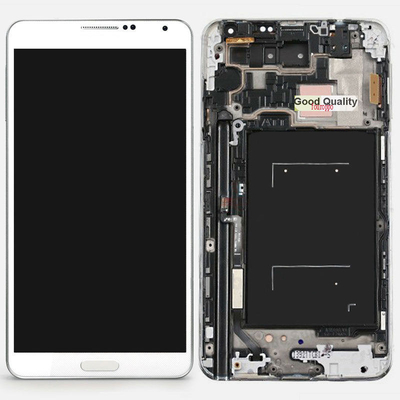 καλής ποιότητας 5.7 ίντσες οθόνης της Samsung LCD χωρίς πλαίσιο για Note3 LCD με Digitizer το λευκό πωλήσεις