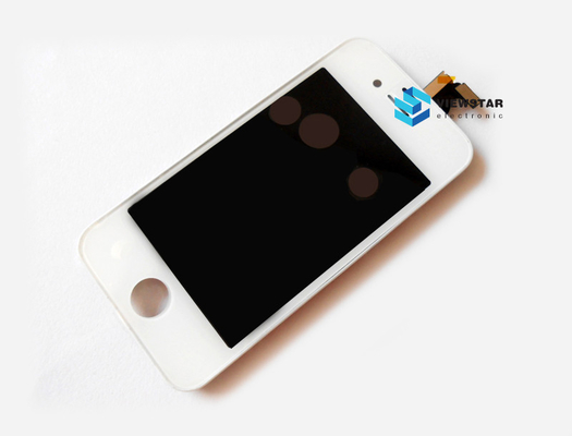 καλής ποιότητας Αρχικά μέρη επισκευής Iphone 4S, άσπρη κόκκινη αντικατάσταση οθόνης αφής LCD πωλήσεις