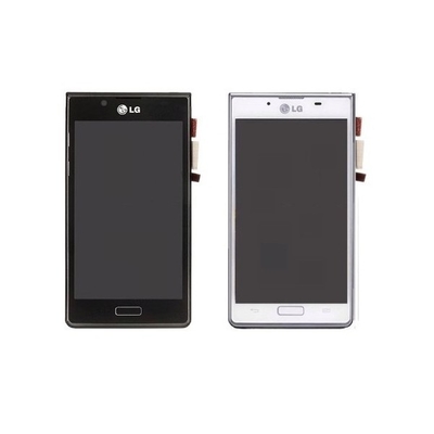 καλής ποιότητας Μαύρο, άσπρο Digitizer οθόνης αφής LG Optimus L7 P700 LCD 4.3 ίντσας με το πλαίσιο πωλήσεις