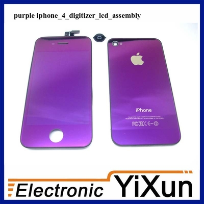 καλής ποιότητας iPhone 4 LCD με ψηφιοποίησης Συνέλευση αντικατάστασης κιτ μοβ πωλήσεις