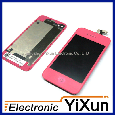 καλής ποιότητας LCD με ψηφιοποίησης Συνέλευση αντικατάστασης κιτ ροζ για το IPhone 4 τμήματα OEM πωλήσεις