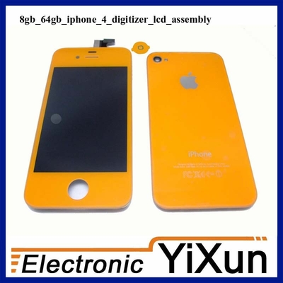 καλής ποιότητας IPhone 4 μέρη LCD cOem με Digitizer το πορτοκάλι εξαρτήσεων αντικατάστασης συνελεύσεων πωλήσεις