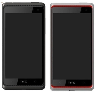 καλής ποιότητας Μαύρο, κόκκινο τηλεφωνικό Digitizer κυττάρων 4.5 ίντσας με το πλαίσιο για την επιθυμία 600 HTC πωλήσεις
