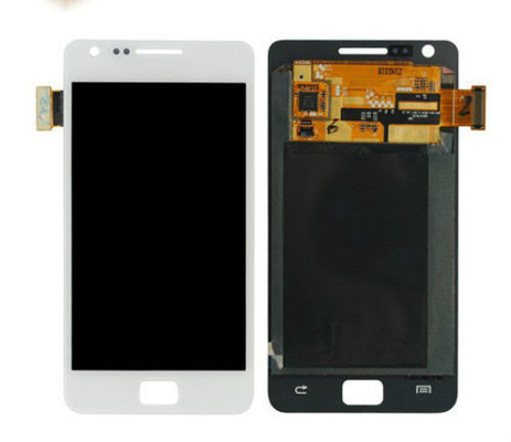 καλής ποιότητας 4.3 ίντσες οθόνης της Samsung LCD για S2 I9100 LCD με Digitizer το λευκό πωλήσεις