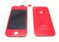 Digitizer εξαρτήσεις κόκκινο LCD IPhone αντικατάστασης συνελεύσεων 4 μέρη cOem εταιρείες