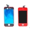 Digitizer εξαρτήσεων LCD μετατροπής χρώματος κόκκινο iphone αντικατάστασης συνελεύσεων 4 μέρη cOem εταιρείες